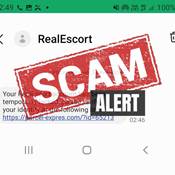 WARNING SCAM SMS!! Dont click it!
